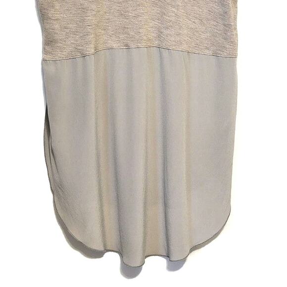 Aritzia Wilfred Silk Rayon Short Sleeve Hi Low Minimalist Tunic Top Size S - Picture 8 of 11